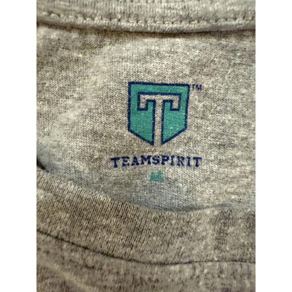 Teamspirit Shirt Mens Medium Striped Sleeve Graphic Good Go Short Sleeve Tee - Picture 2 of 7